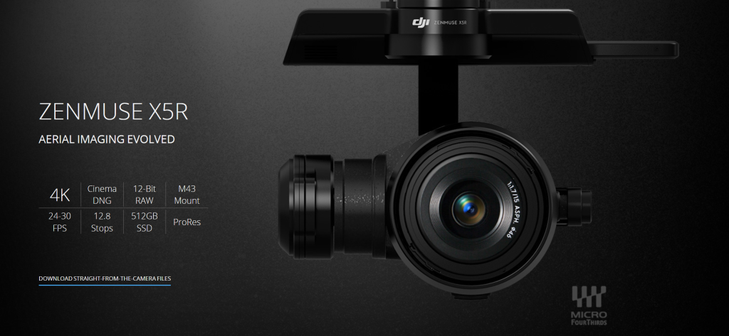 NEW AERIAL 4K RAW CAMERA AVAILABLE